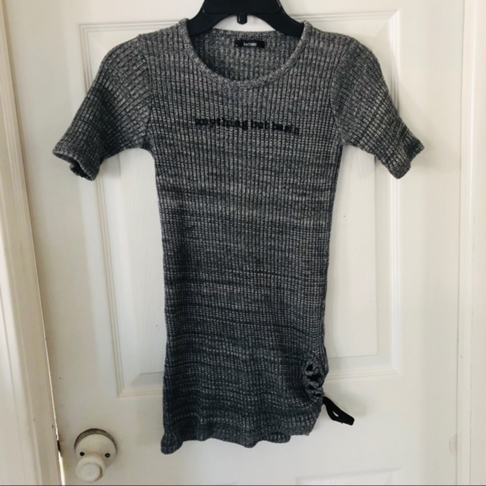 Kensie girls sweater dress anything but basic ribbed tunic / dress SZ girls 5/6